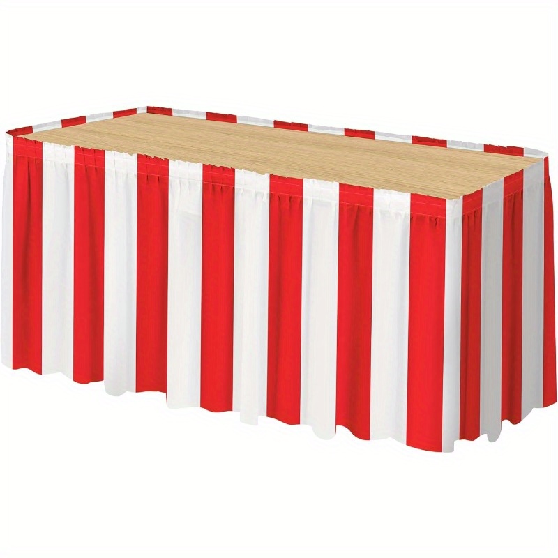 Printed Wrap Skirt - 1/2 stuks Carnaval Rood en Wit