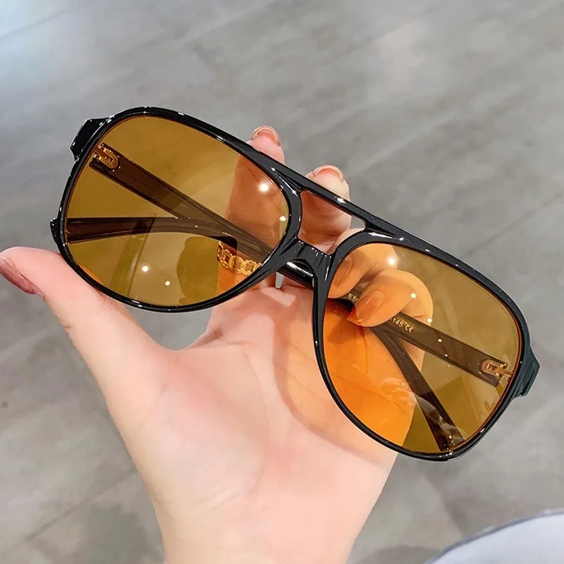 Women'S Fashion Eyewear - Retro zonnebril voor heren dames groot