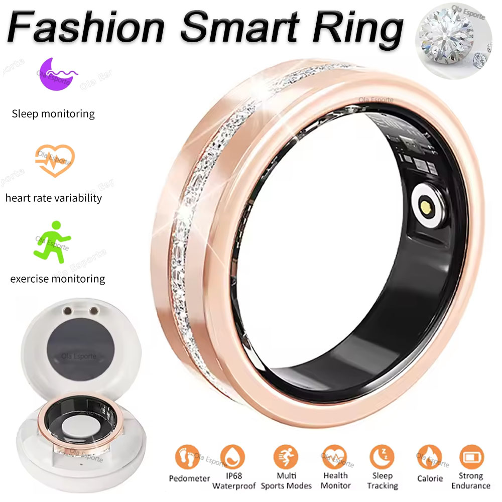Women Fashion Rings - 2025 Nieuwe Smart Ring Lady Hartslag