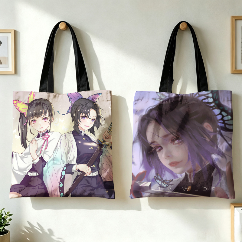 Canvas Tote Bag - Demon Slayer Kamado Nezuko Vrouwen Handtas