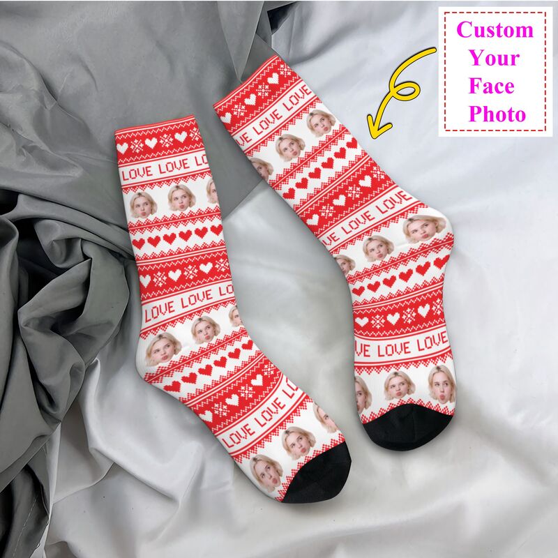 Women Fashion Youtube - Kerst gepersonaliseerde aangepaste gezicht foto jurk