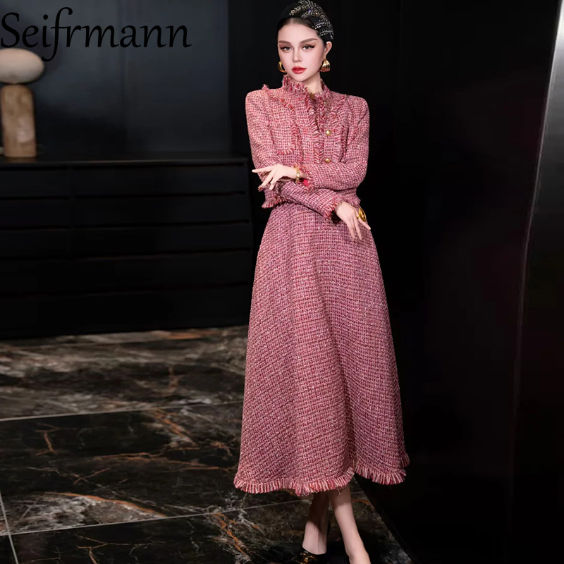 Women'S Fashion Long Coat - Seifrmann 2026 Lente Dames Nieuwe Mode