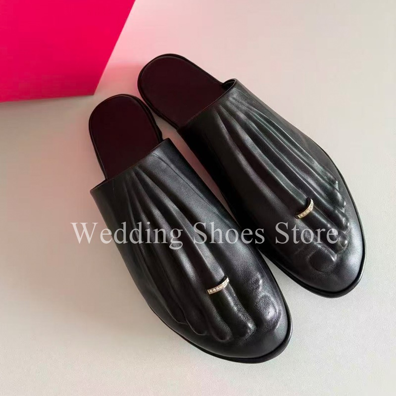 Women Fashion Rings - Mode Nieuwigheid Designer Stijl Slippers Voet