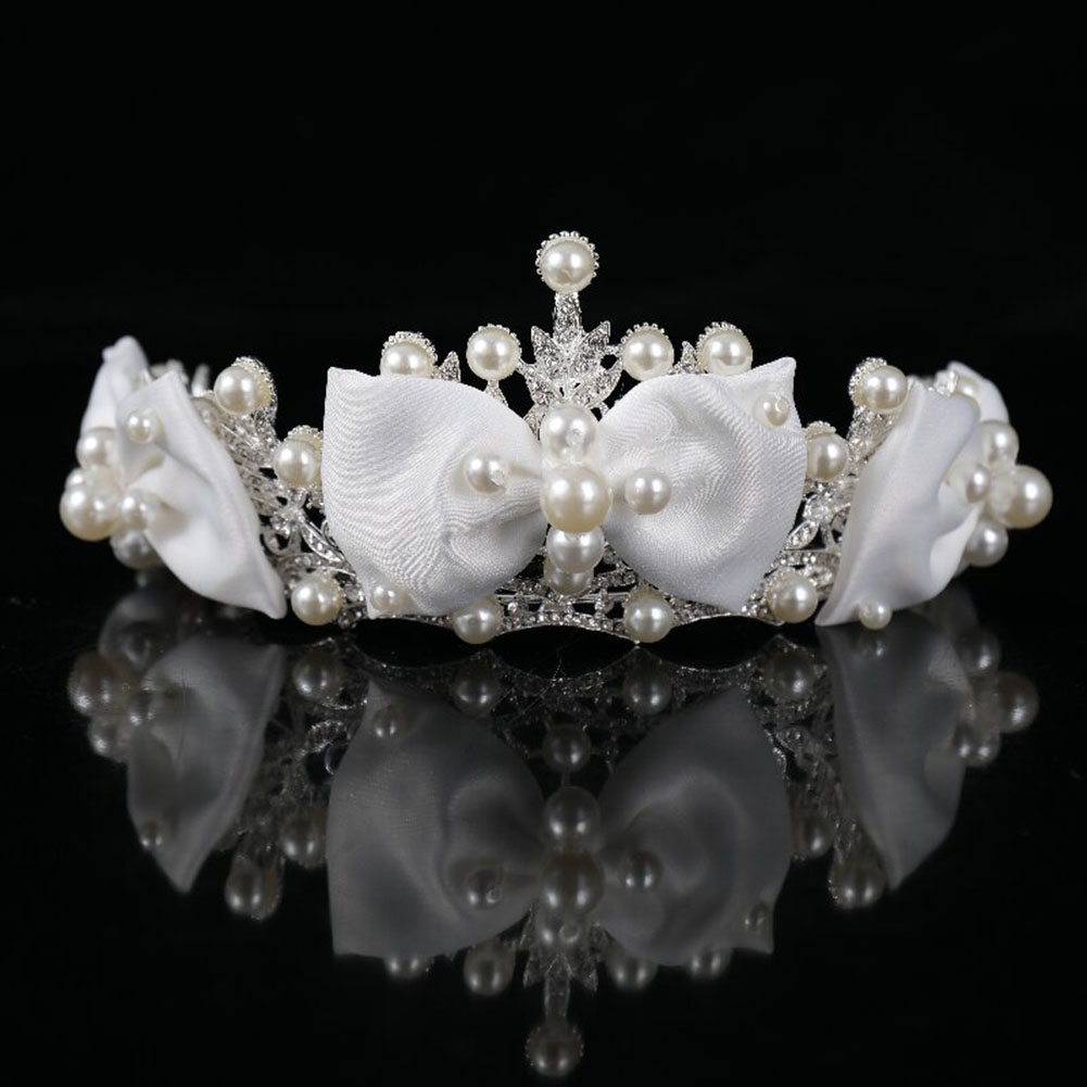 Women Queen Fashion - Bruidskroon Koningin Hoofdband Vrouwen Bowtie Haaraccessoires