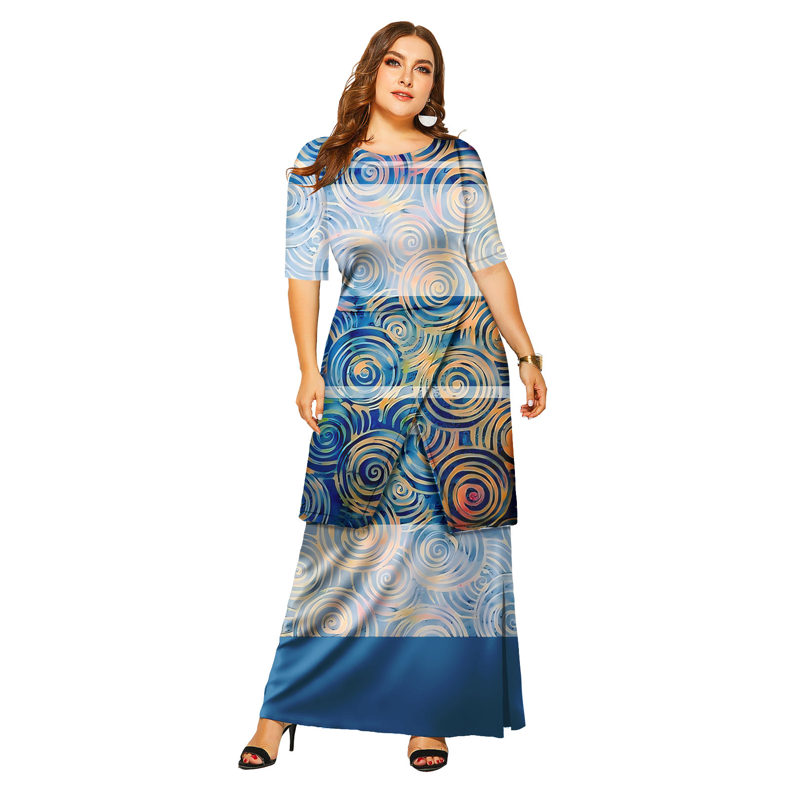Women'S Fashion Dresses Images - Hawaïaanse eilandbloemen op maat gemaakte afbeelding