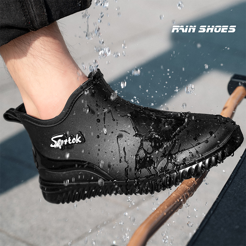 Women'S Fashion Rain Boots - Modieuze korte regenlaarzen voor volwassenen, waterdichte