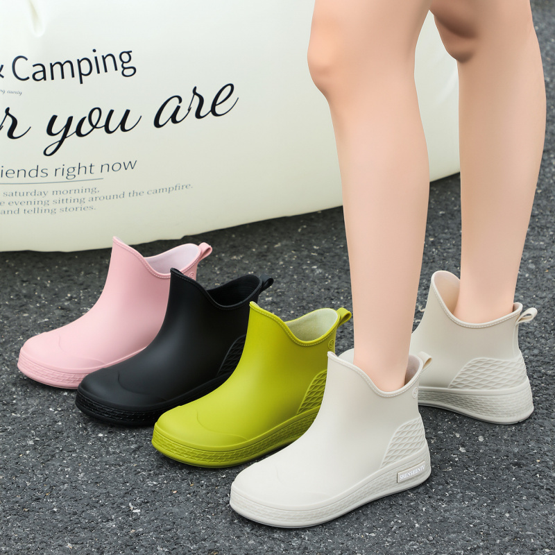 Women'S Fashion Rain Boots - Nieuwe waterdichte regenlaarzen voor dames, zomer,