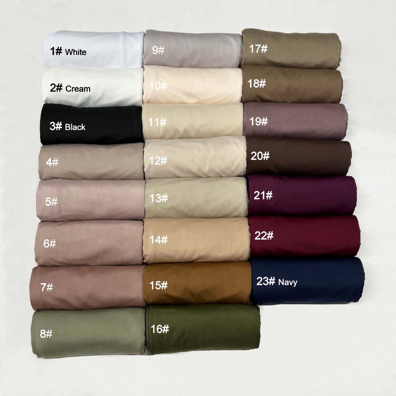 Women'S Fashion Jersey - E2 Premium Liquid Jersey Hijab Sjaal
