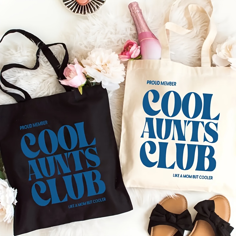 Canvas Tote Bag - Cool Aunts Club Tote Bag Schoudertas