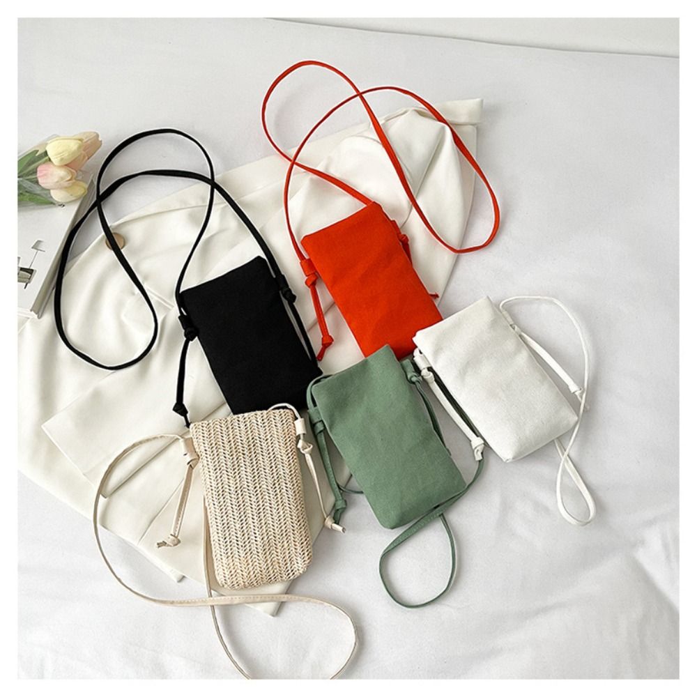 Canvas Tote Bag - Multifunctionele Canvas Mobiele Telefoon Tas Hangende