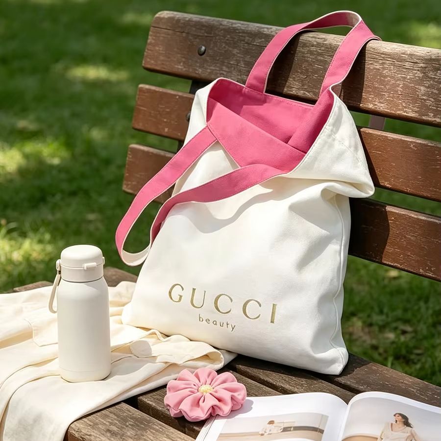 Canvas Tote Bag - GUCCIs tas Dames Canvas Tote Bag