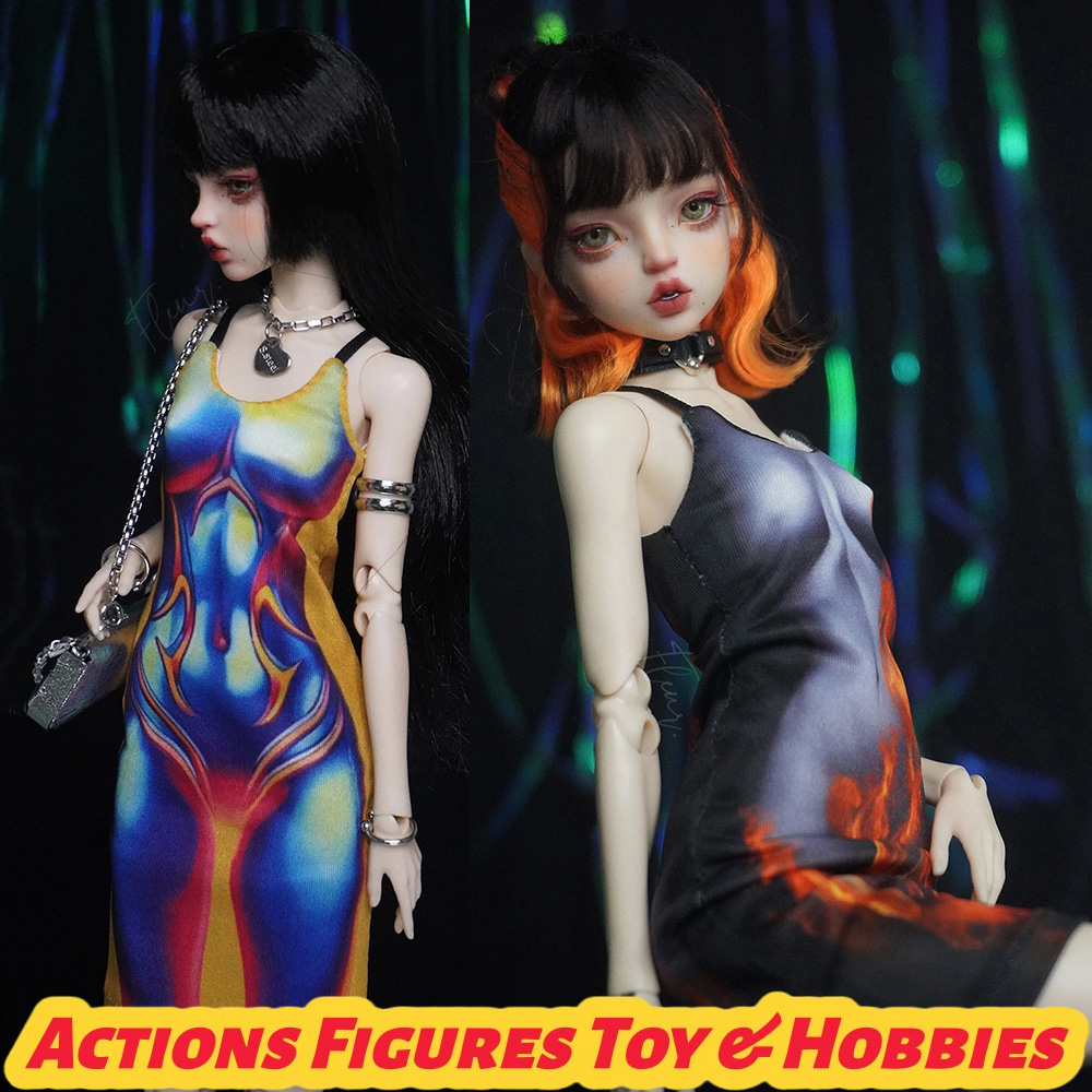 Printed Wrap Skirt - 1/6 BJD Poppen Illusionaire Kunst Geprint