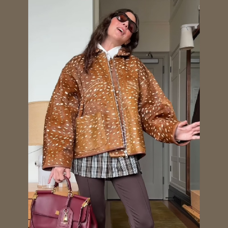 Retro trendy korte jas revers  - Women'S Fashion Edgy recensie en prijs