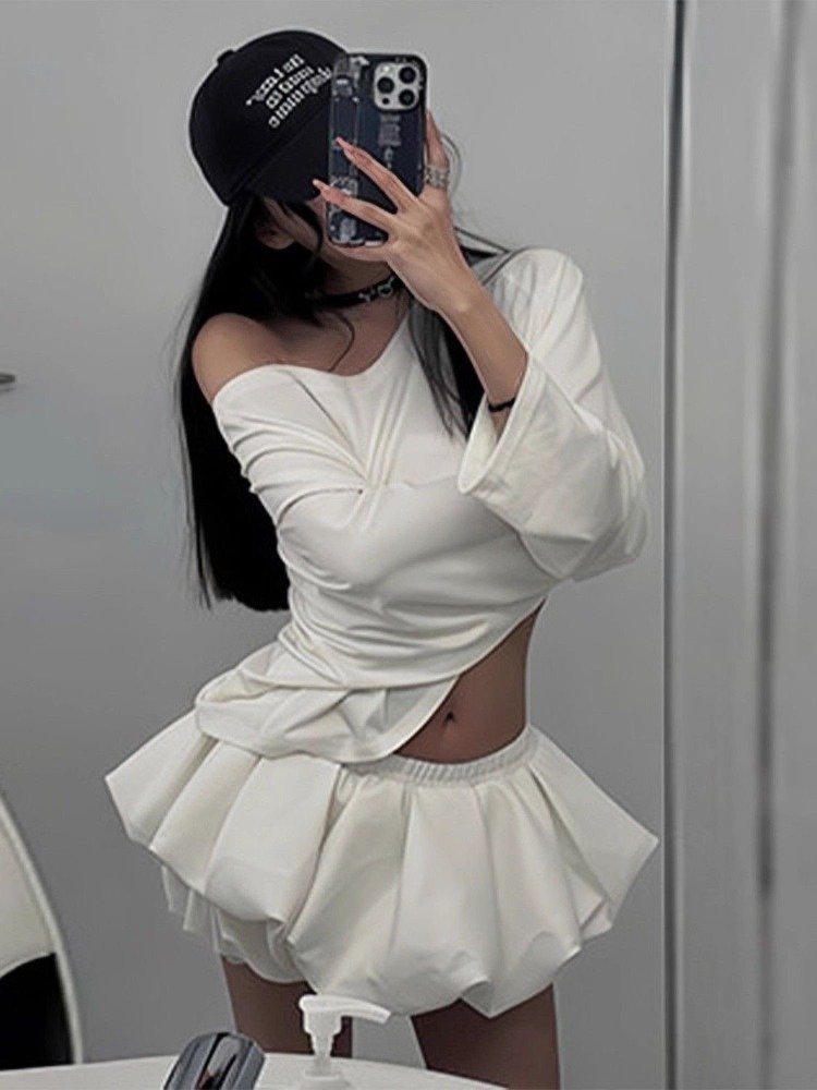 2025Harajuku Fashion Design Ca - Asymmetric Top Women recensie en prijs