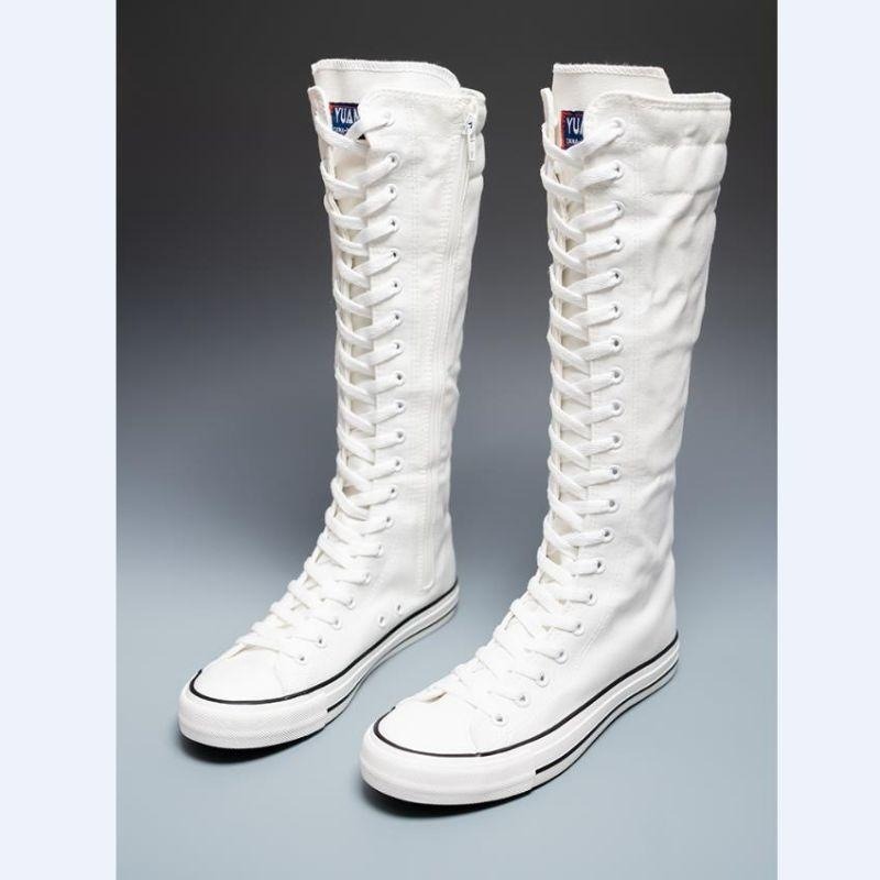 2025 Nieuwe Hoge Canvas Sneake - Women'S Fashion Boots 2025 recensie en prijs