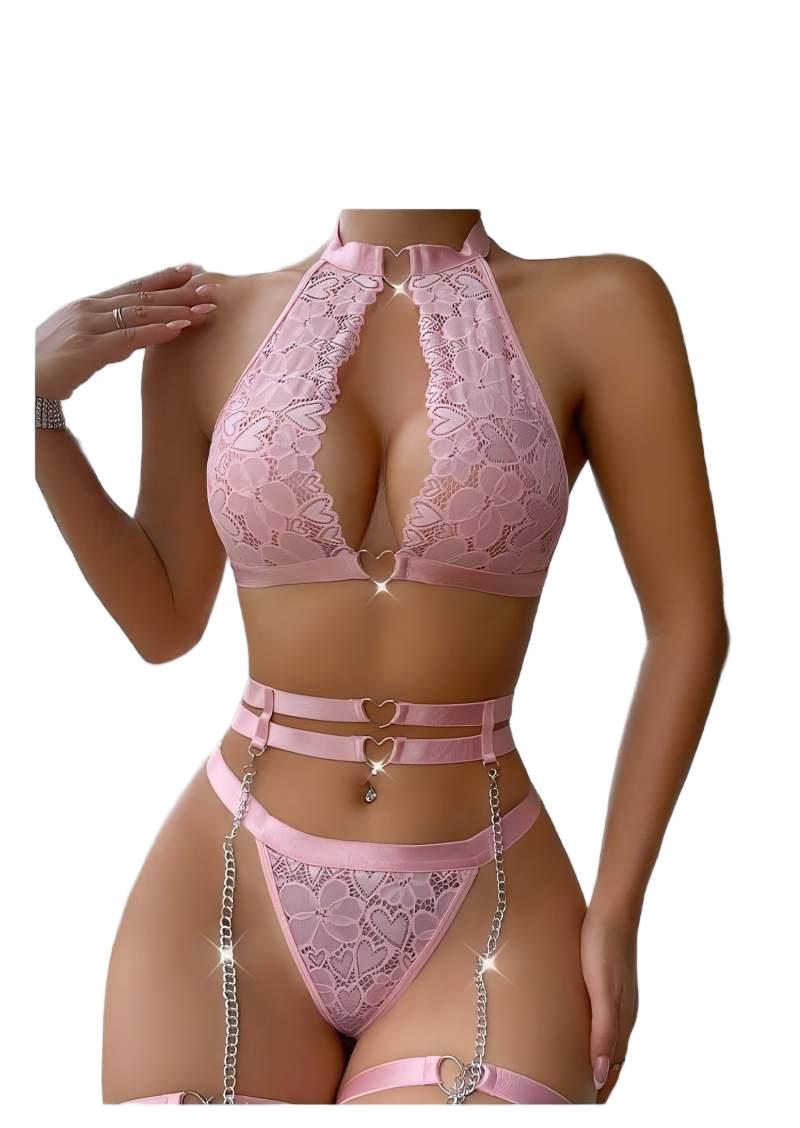 Sexy lingerie set push-up kant - Women Fashion Necklace recensie en prijs