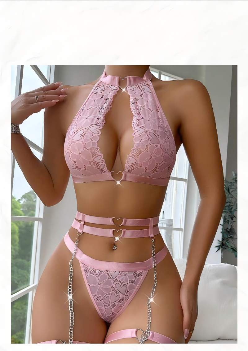 Sexy lingerie set push-up kant - Women Fashion Necklace recensie en prijs