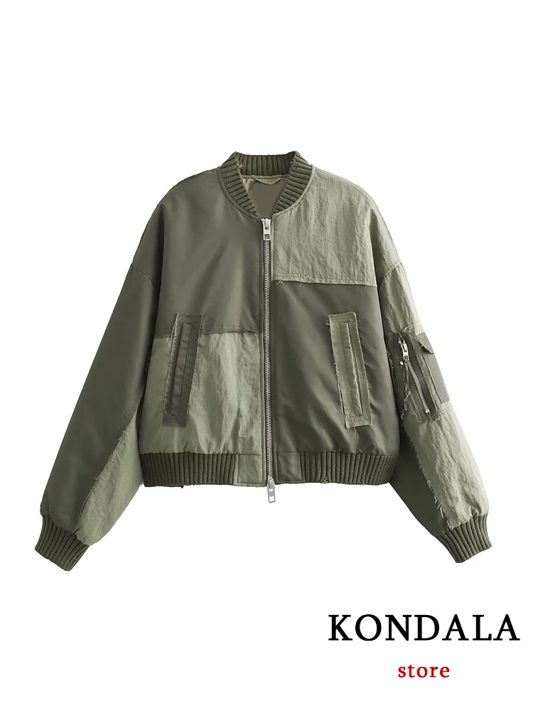   Streetwear Legergroen Bomber - Women'S Fashion Bomber Jacket recensie en prijs