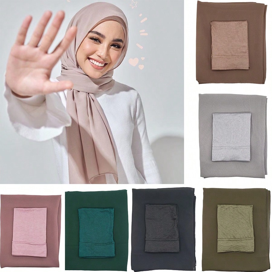 2-delig dames hijab sjaal en m - Women Fashion Youtube recensie en prijs