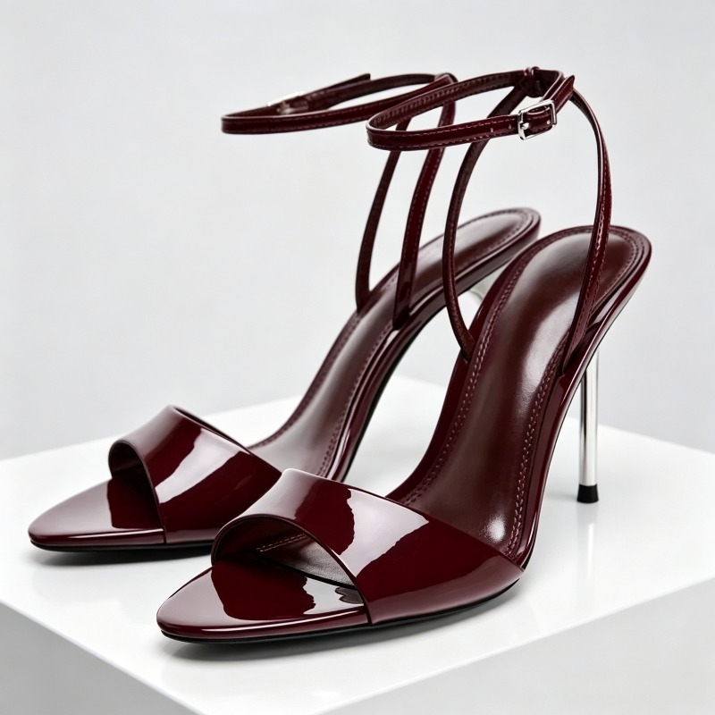 Mode Lakleer Hoge Hak Sandalen - Women Fashion Brand recensie en prijs