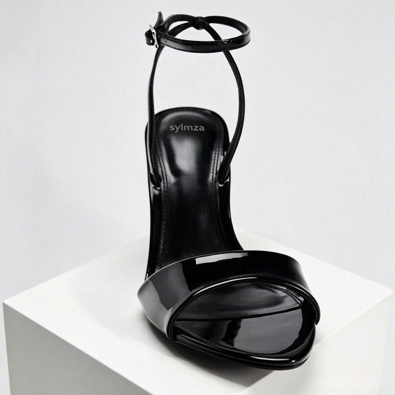 Mode Lakleer Hoge Hak Sandalen - Women Fashion Brand recensie en prijs