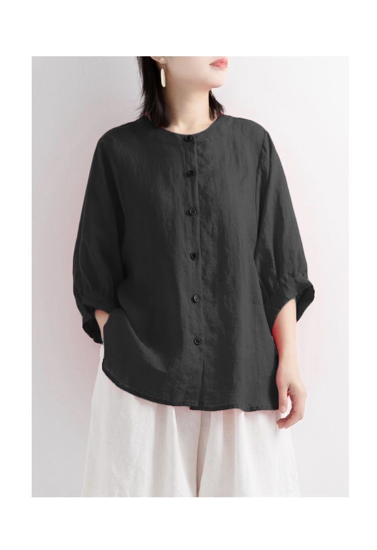 Plus Size Dames Effen Kleur Co - Women'S Fashion Jersey recensie en prijs