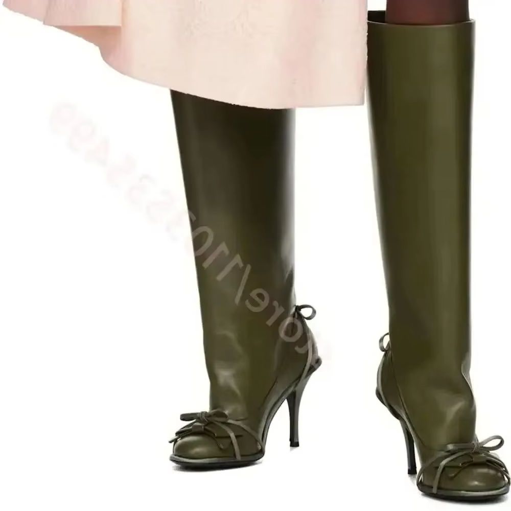 2026 Herfst Groene Ronde Boog  - Women'S Fashion Boots 2025 recensie en prijs