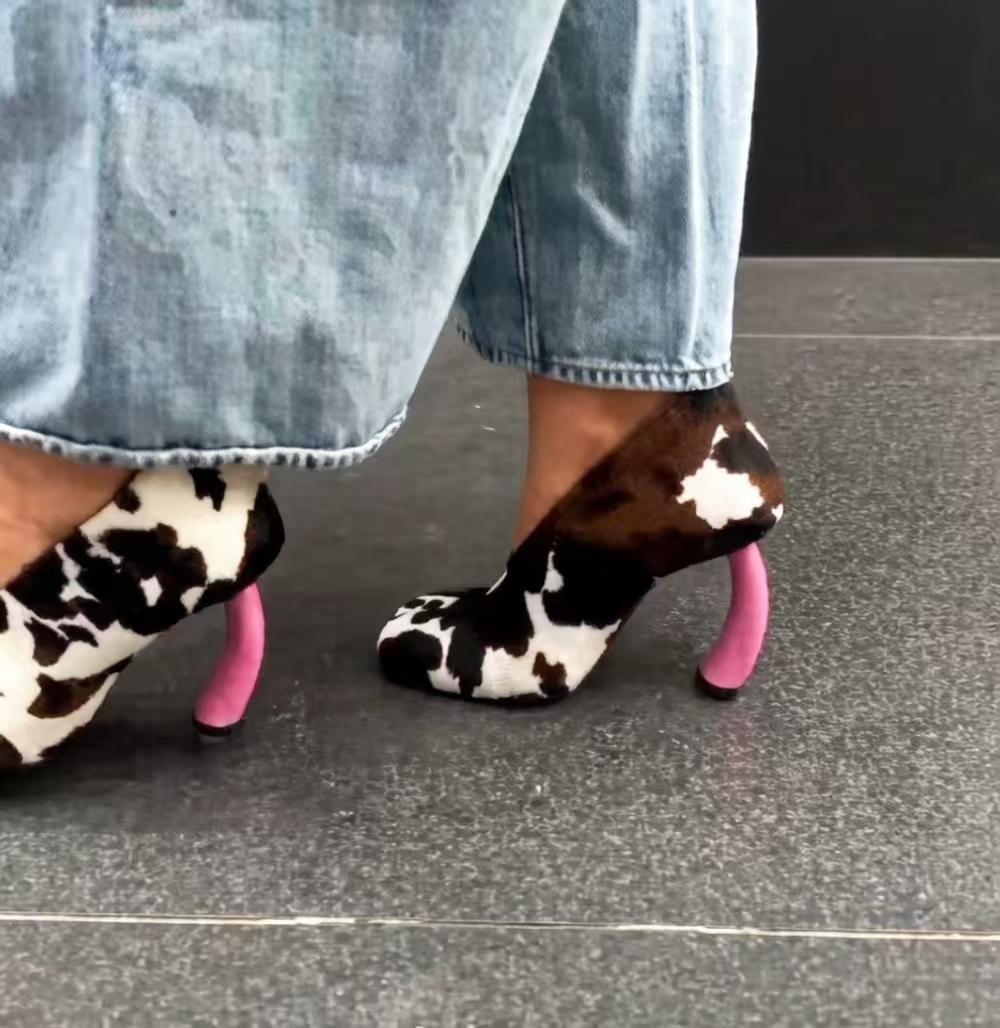 Mode-koeienprint pumps met vie - Women'S Fashion Loafers recensie en prijs