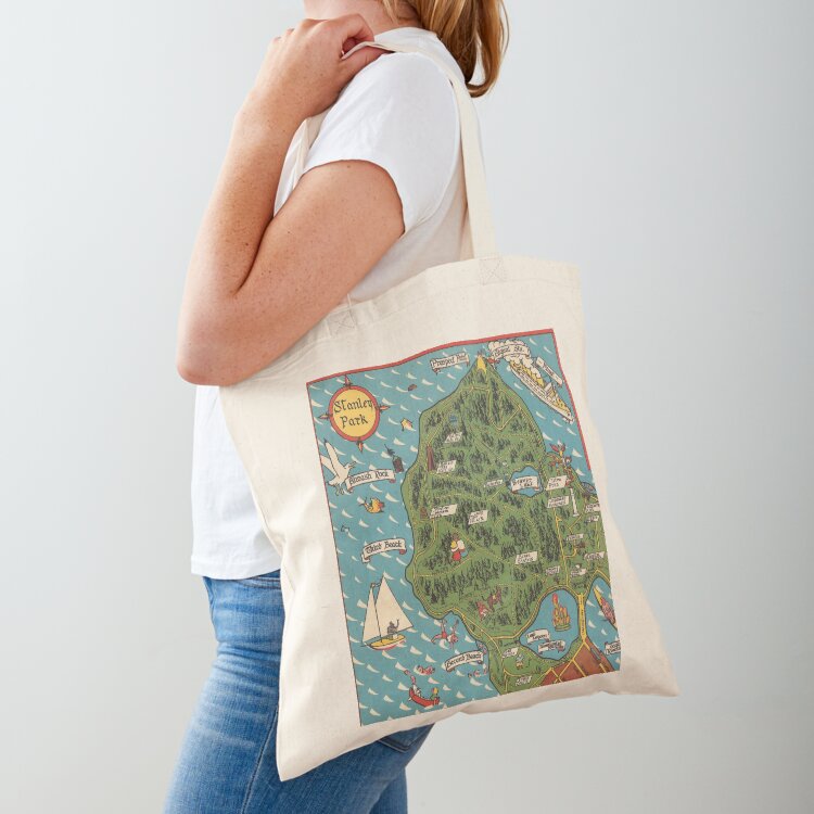 1938 Vintage kaart van Stanley - Women'S Fashion Vancouver recensie en prijs