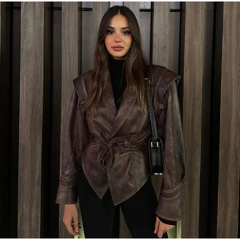 Streetwear Dames Herfst Leren  - Women'S Fashion Quilted Jacket recensie en prijs