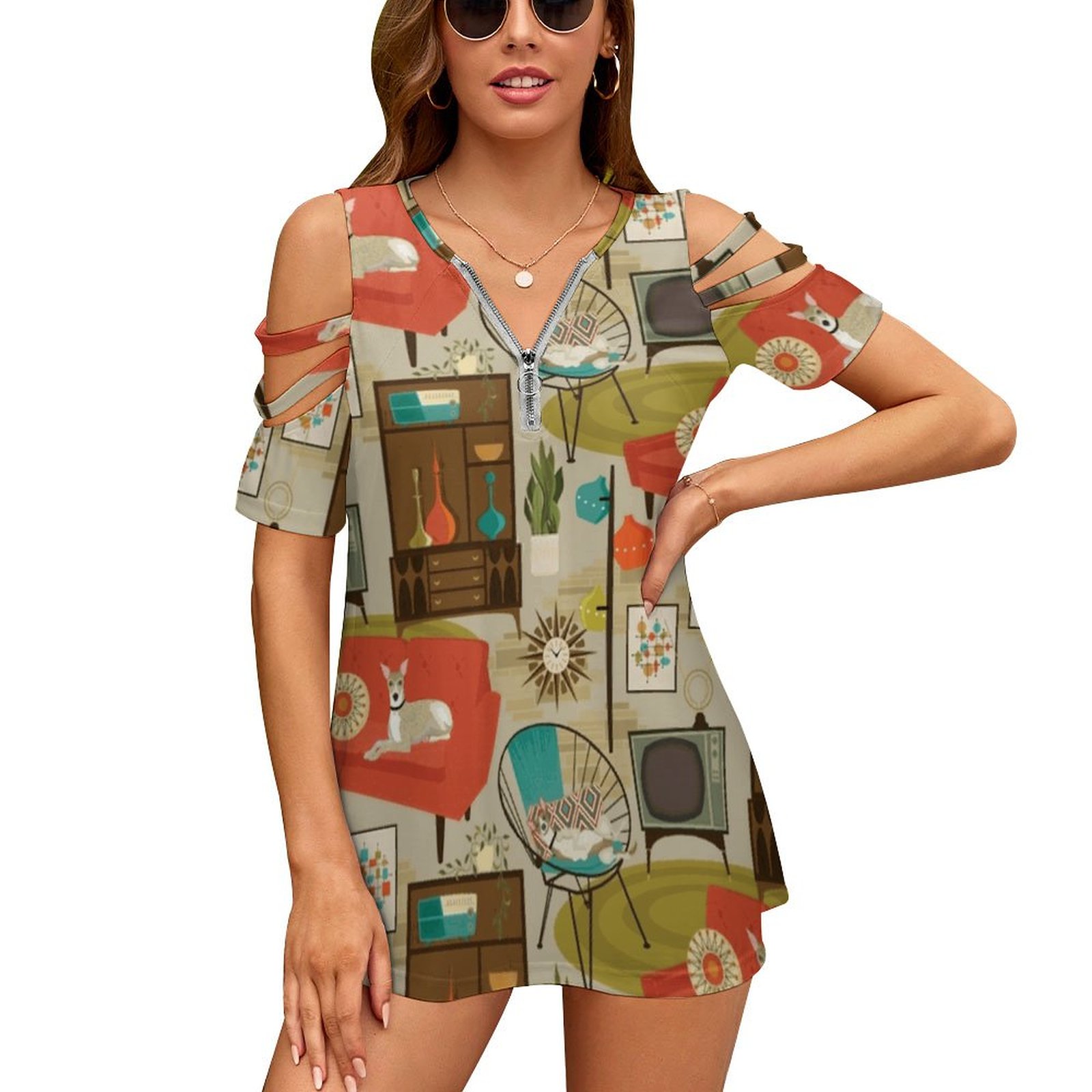 Rec Room Madness Dames T-shirt - Women'S Fashion In The 1960S recensie en prijs