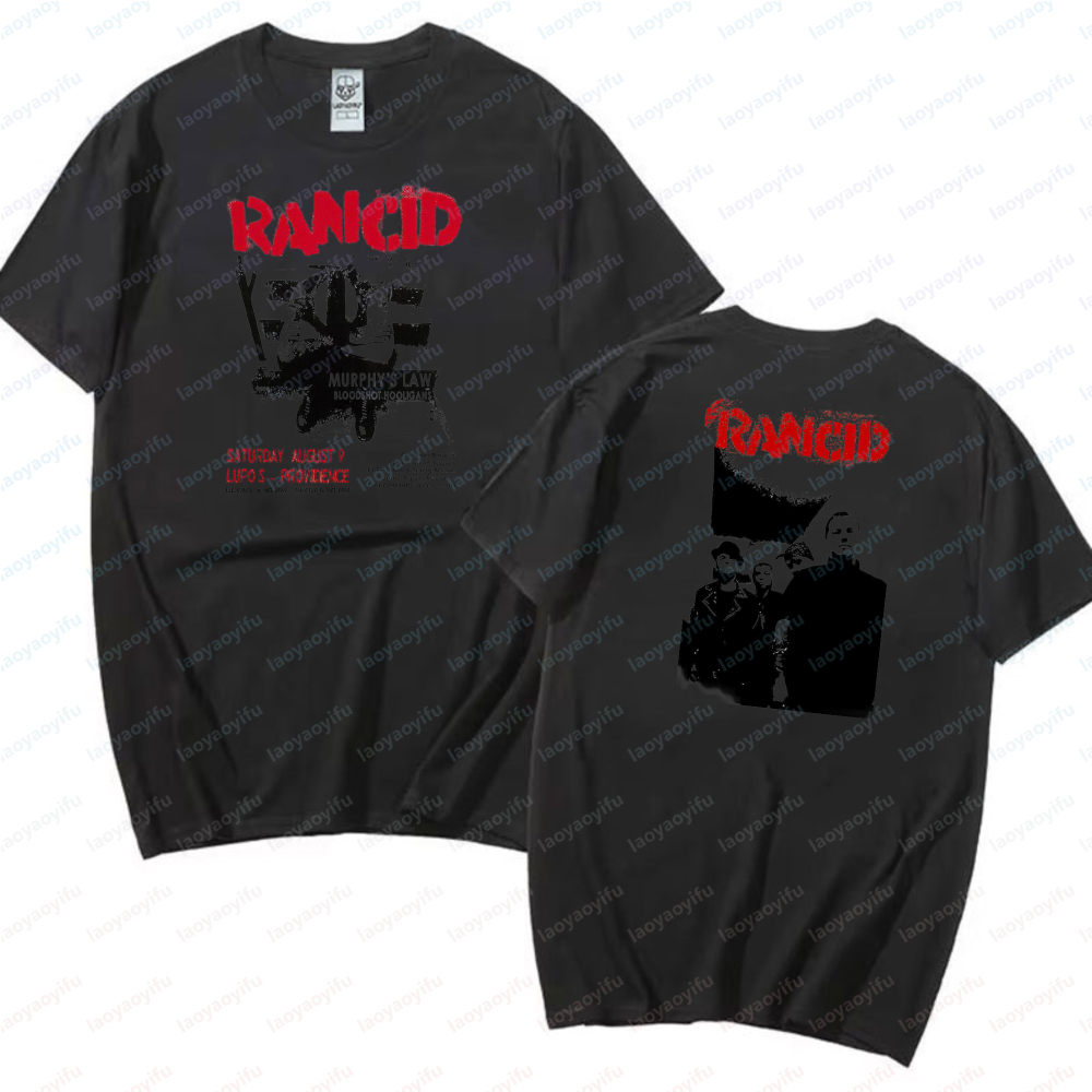 Rancid dubbelzijdig bedrukt T- - Women'S Fashion Edgy recensie en prijs