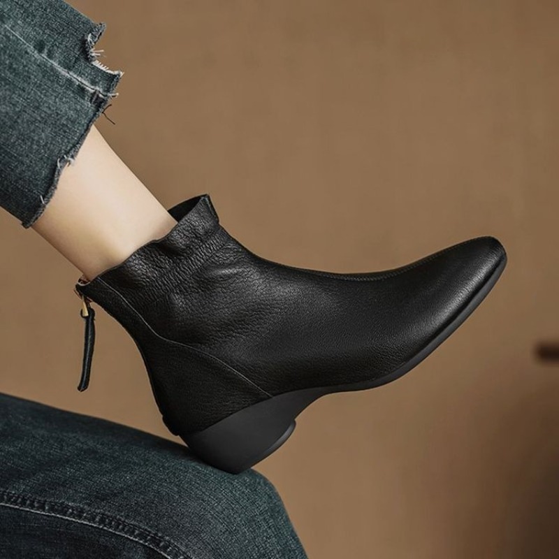 Winter Dames Halfhoge leren la - Women'S Fashion Rain Boots recensie en prijs