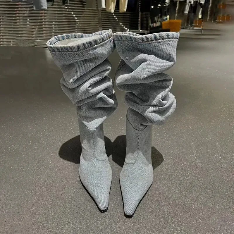 Hoge hak lange buis over de kn - Women Fashion Youtube recensie en prijs