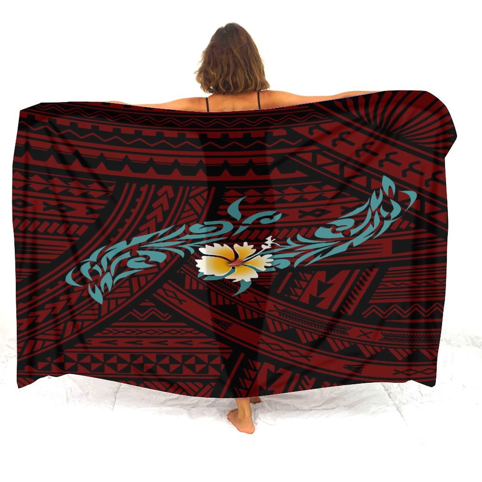Hawaiian Resort Strand Schort  - Printed Wrap Skirt recensie en prijs
