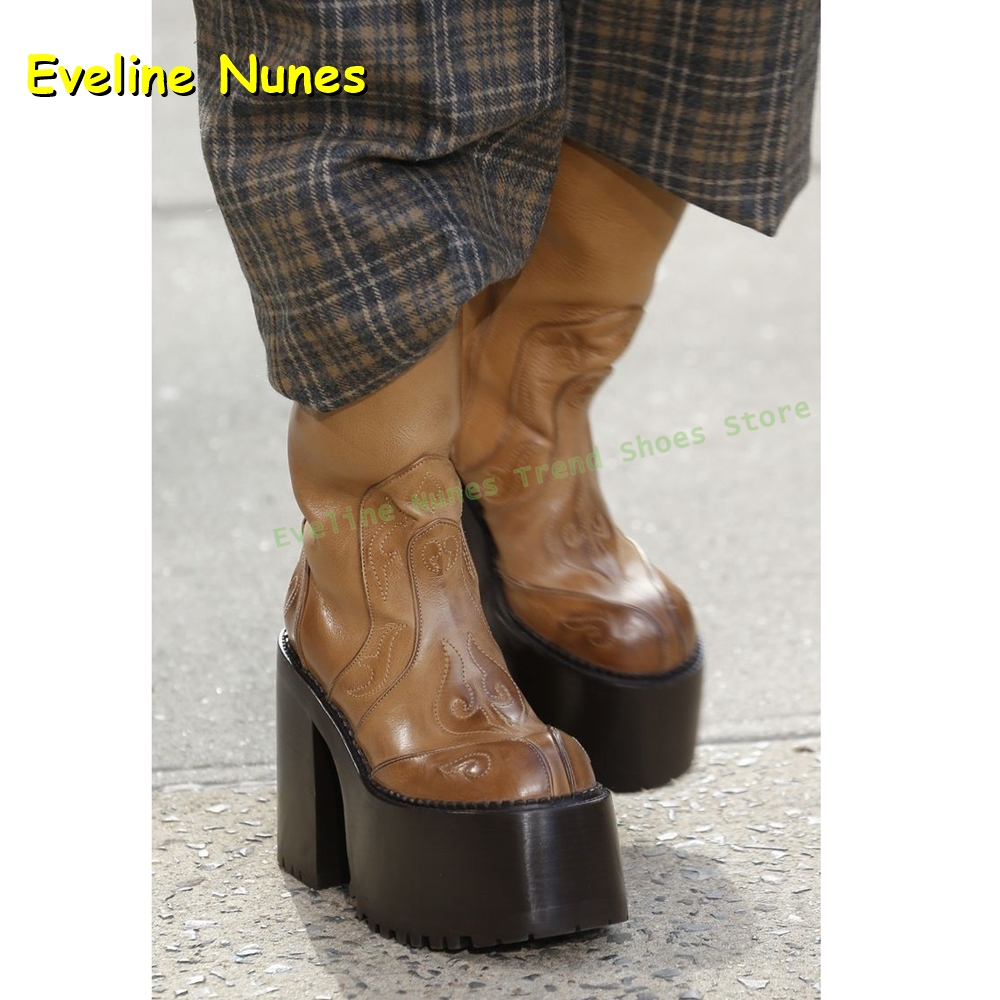 Borduren Platform Kniehoge Laa - Women'S Fashion Boots 2025 recensie en prijs