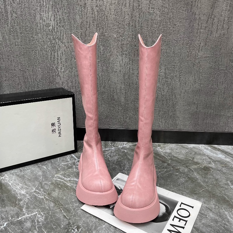 Nieuwe eenvoudige effen kleur  - Women'S Fashion Boots 2025 recensie en prijs