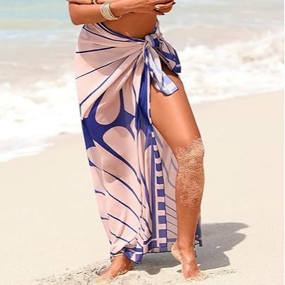 Pareo-jurk met print, strandkl - Printed Wrap Skirt recensie en prijs