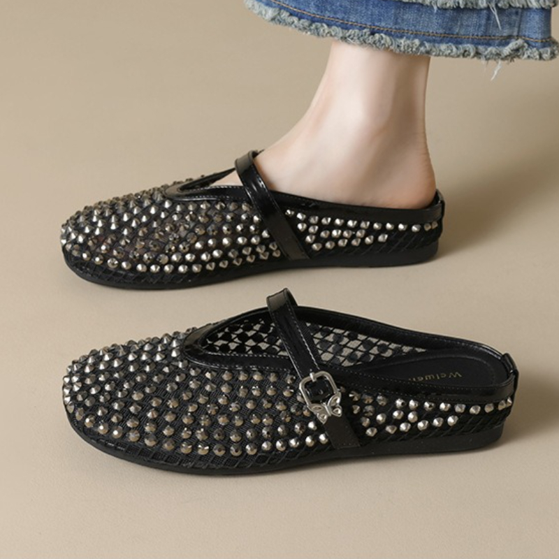 Mesh Strass Merk Slippers Vrou - Women Fashion Brand recensie en prijs