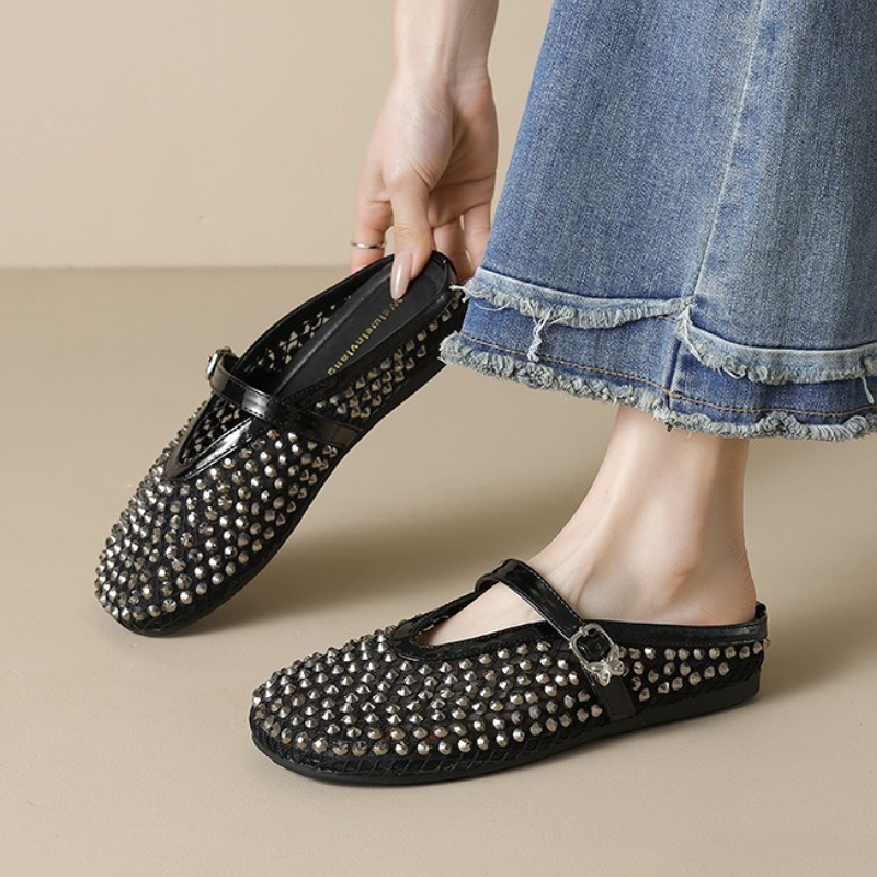 Mesh Strass Merk Slippers Vrou - Women Fashion Brand recensie en prijs