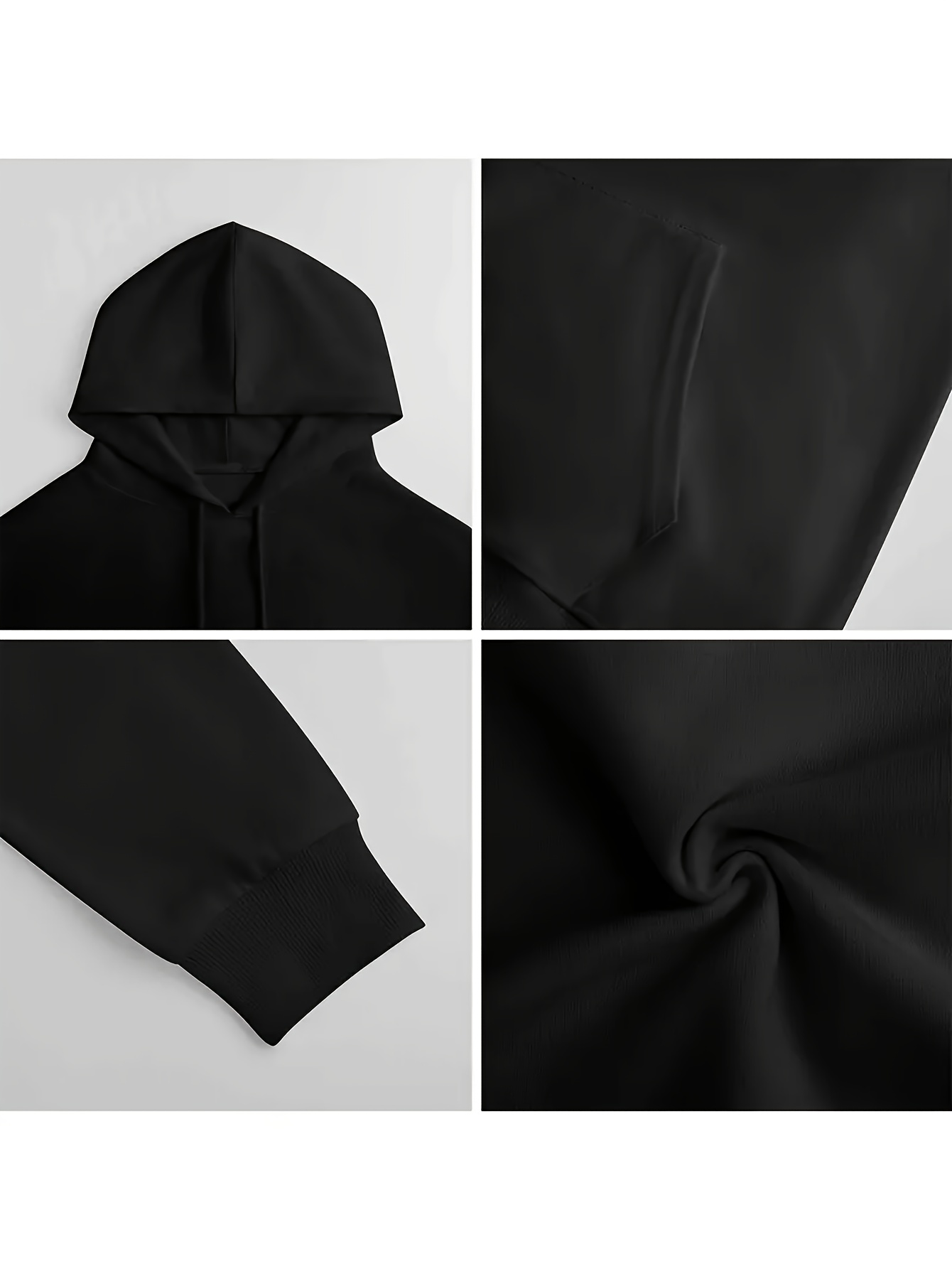 Klassieke zwarte pullover hood - Women'S Fashion Edgy recensie en prijs