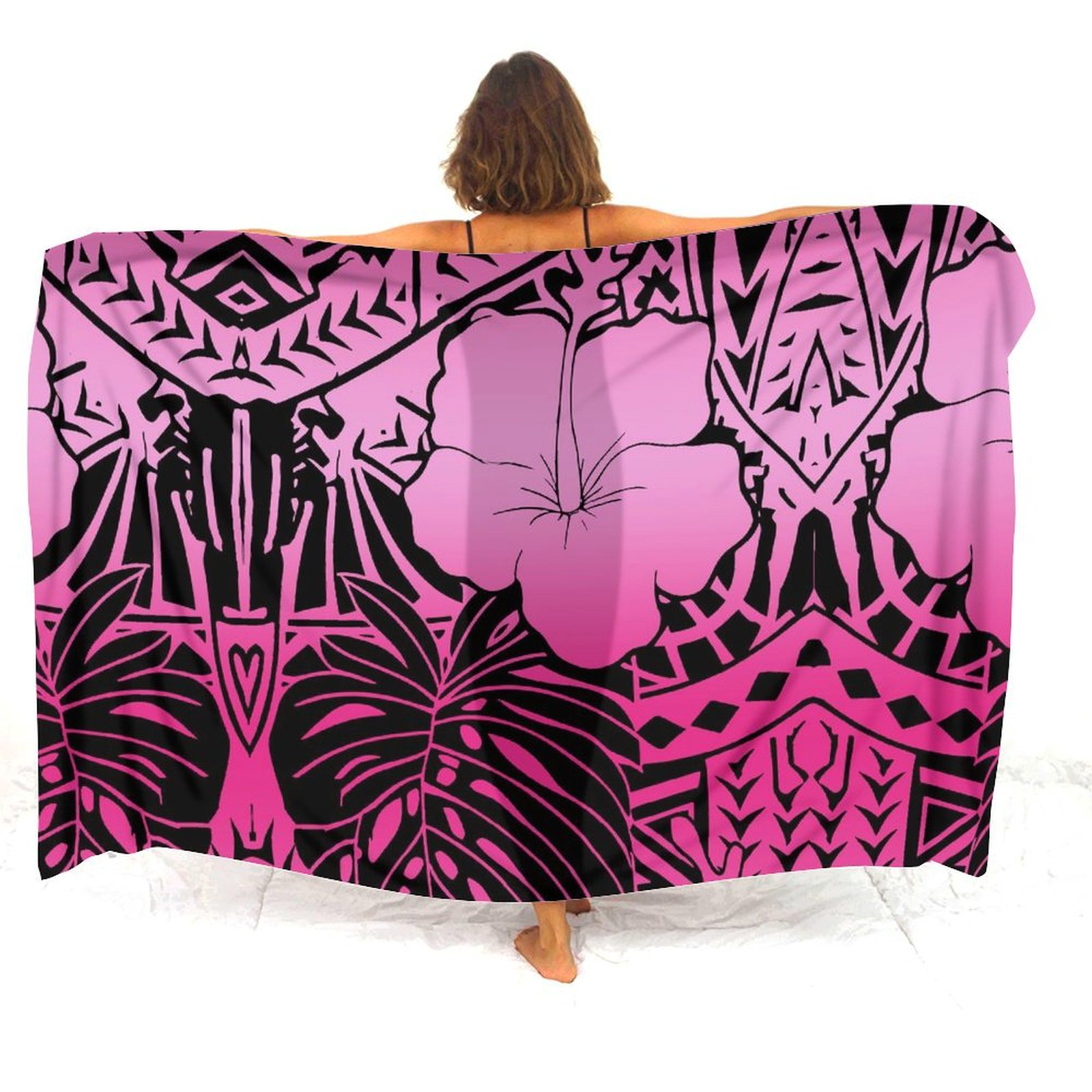 Aanpasbare Polynesische Bloeme - Printed Wrap Skirt recensie en prijs