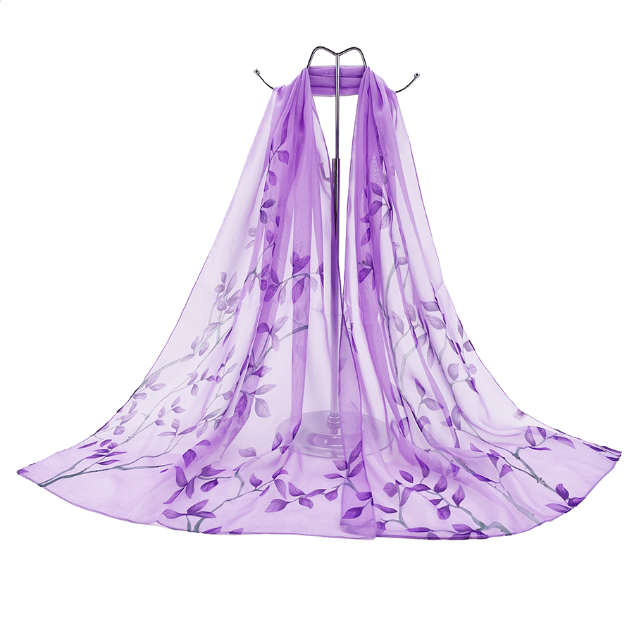 Bladprint zijdeachtige chiffon - Printed Wrap Skirt recensie en prijs