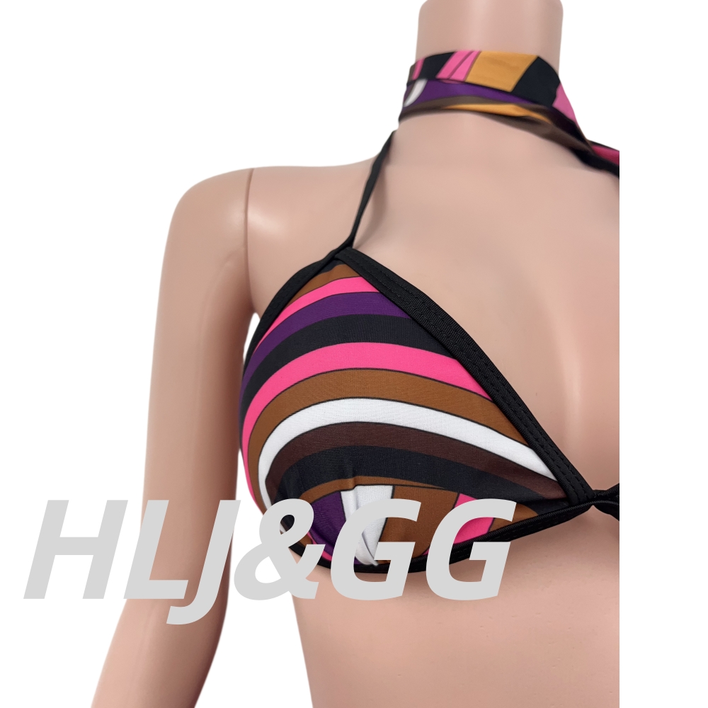 HLJ Vrouwen 4-delige bikini-se - Printed Wrap Skirt recensie en prijs