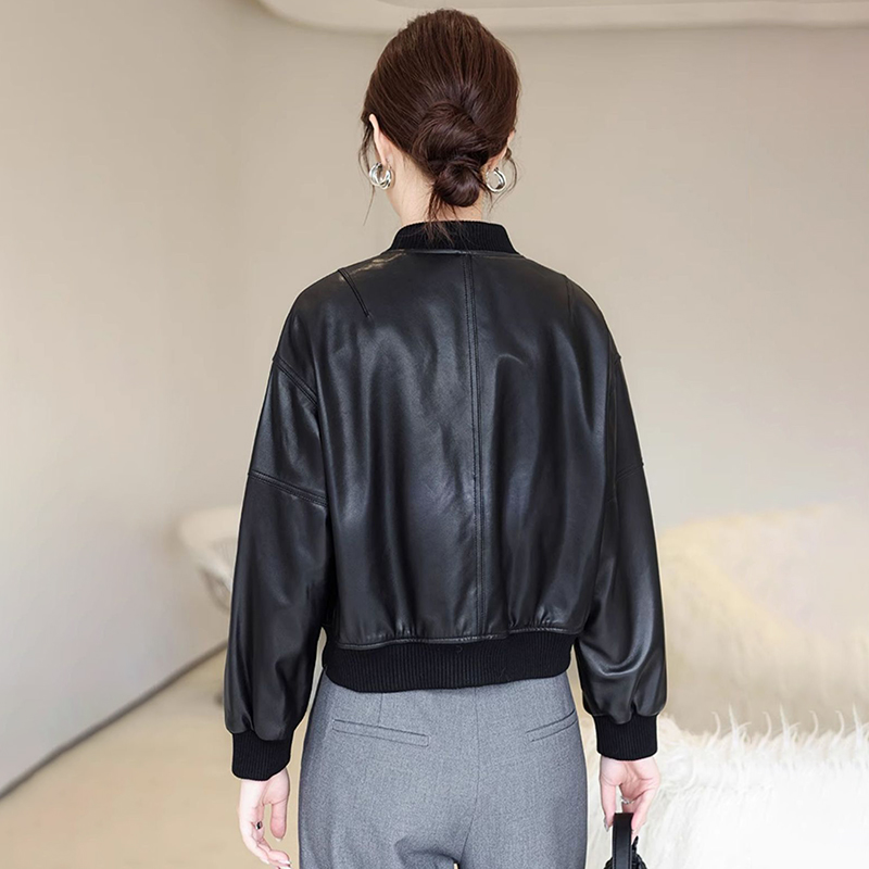 Amerikaanse Retro Kunstleer Ja - Women'S Fashion Bomber Jacket recensie en prijs