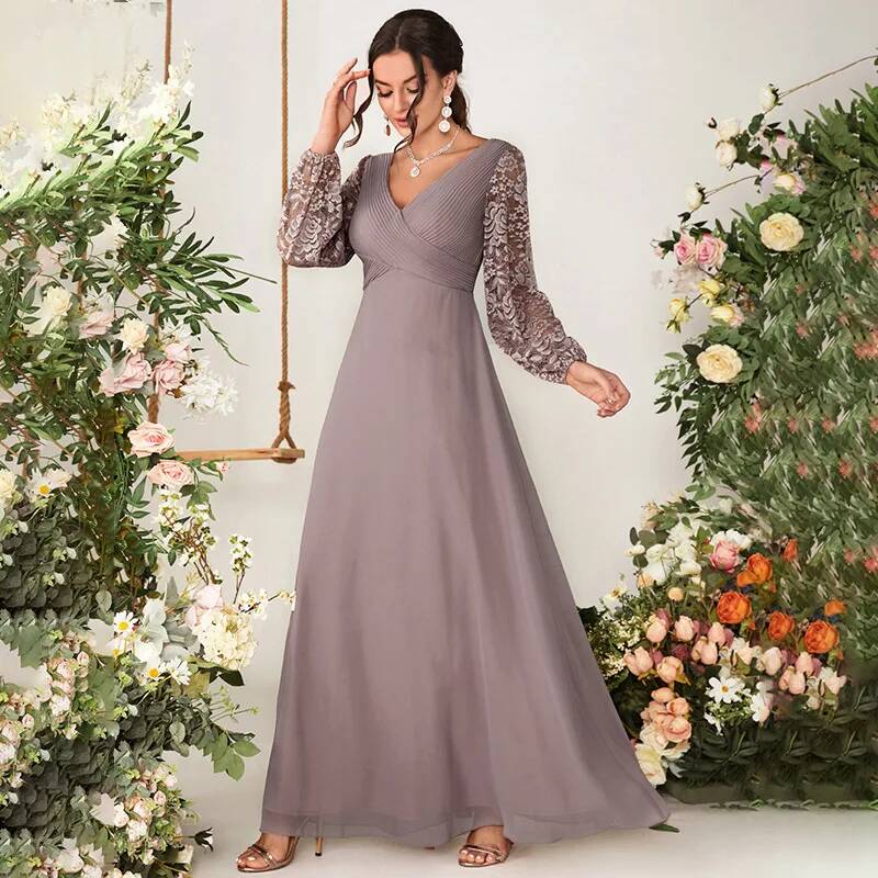 Avondjurk Lange Slim Fit Jurk, - Women'S Fashion Dresses Images recensie en prijs
