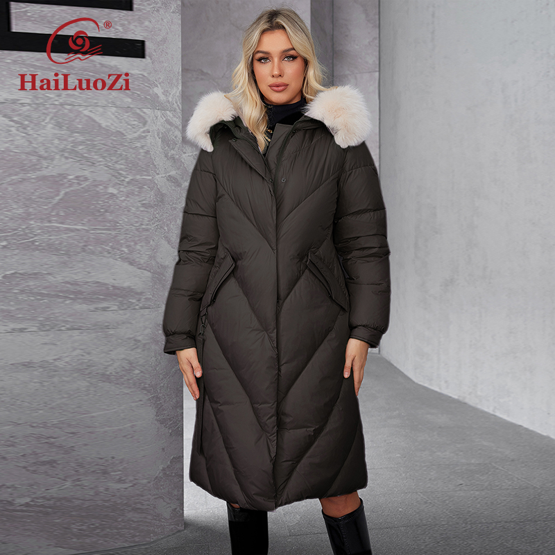 Hailuozi 2024 Dames Winter Plu - Women'S Fashion Long Coat recensie en prijs