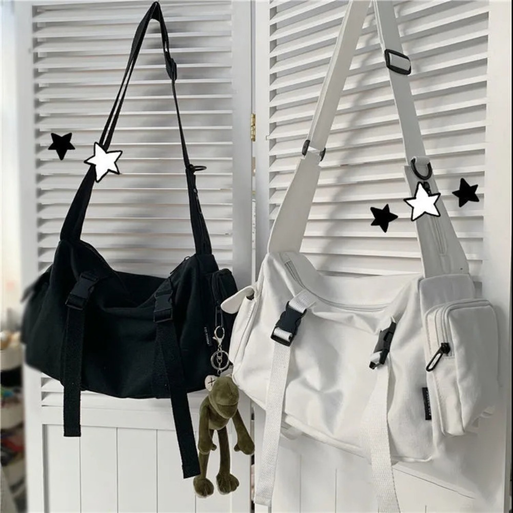 Zwarte Crossbody Tassen Vrouwe - Canvas Tote Bag recensie en prijs