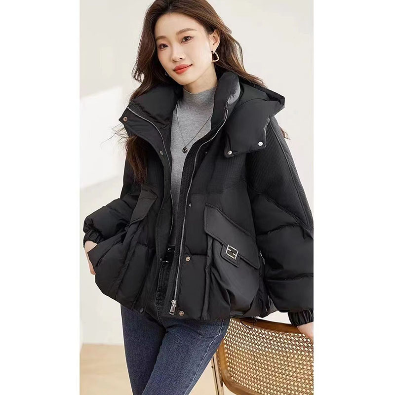 Nieuwe fleece losse katoenen d - Women'S Fashion Quilted Jacket recensie en prijs
