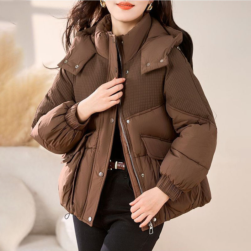 Nieuwe fleece losse katoenen d - Women'S Fashion Quilted Jacket recensie en prijs